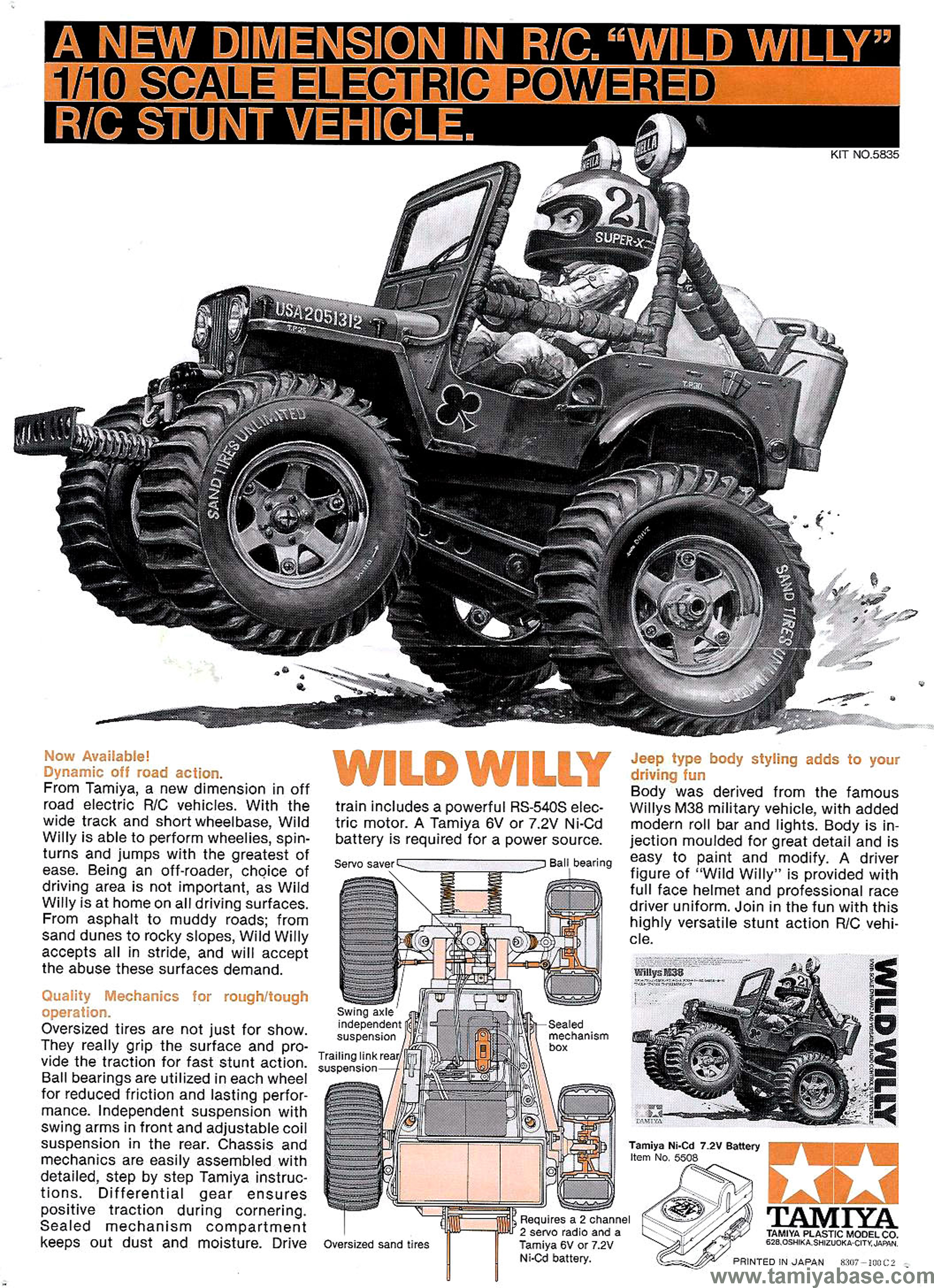 Tamiya 2024 wild willy 2